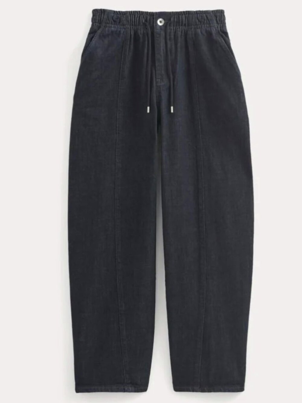 NWT Everlane The Drawstring Baggy Jean Colour Dark Indigo Women's Size Small